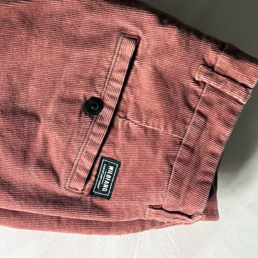 Wildfang Dusty Rose Corduroy Trousers